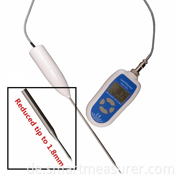 Wasserdichtes IP68 Fleischnahrungsmittel-Digitalthermometer mit LCD-Display für die Küche